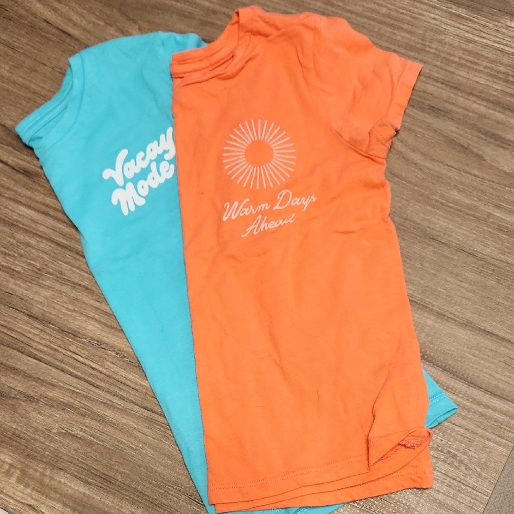 Old Navy Kids Tees - Orange & Blue